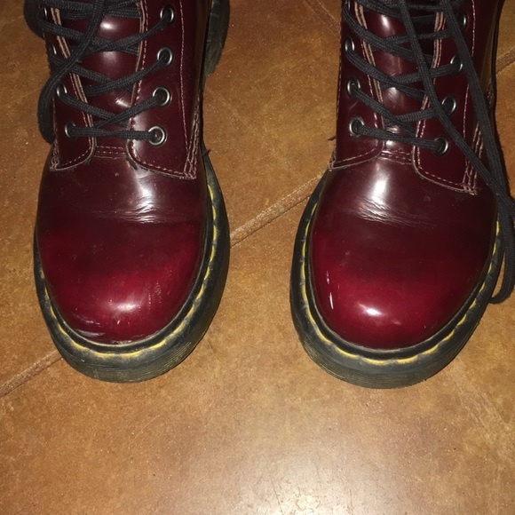 Maroon Dr. Martens - Picture 5 of 8